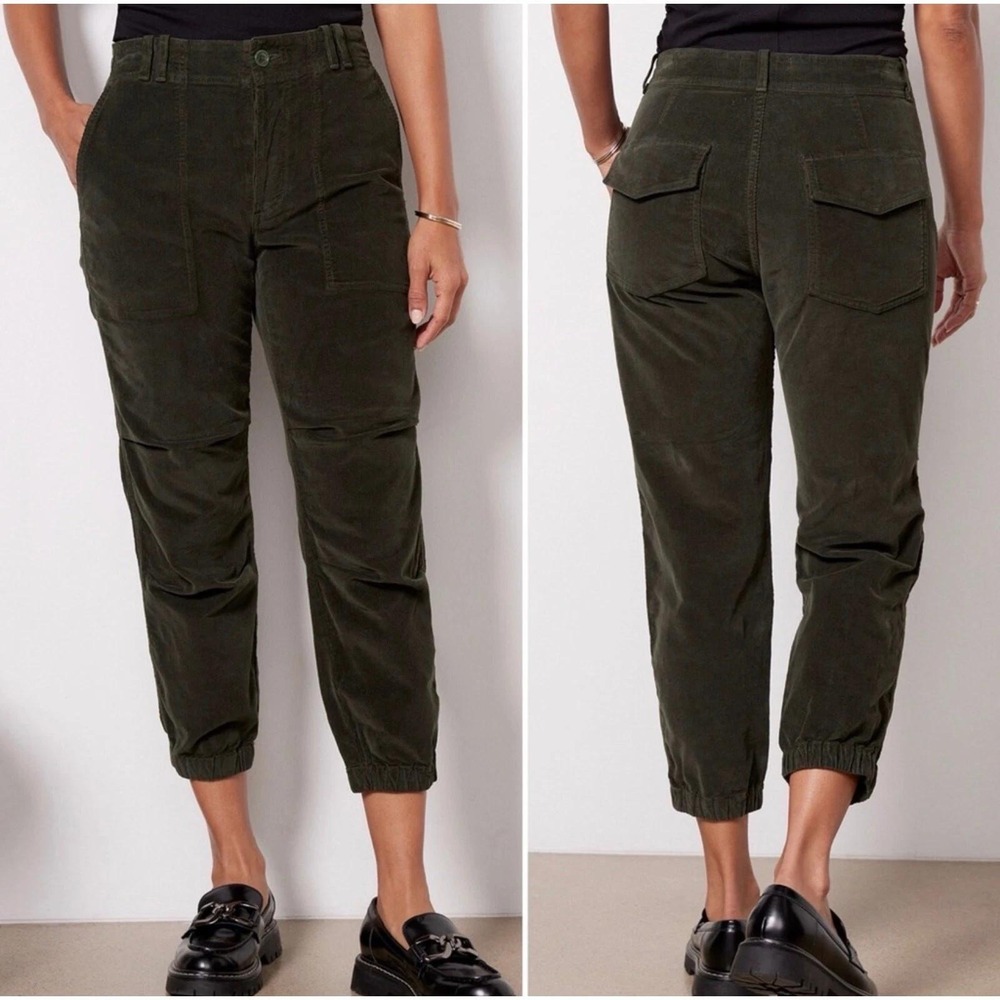 Citizens of Humanity Hunter Green Corduroy Utility Joggers Pants Size 28 Fall